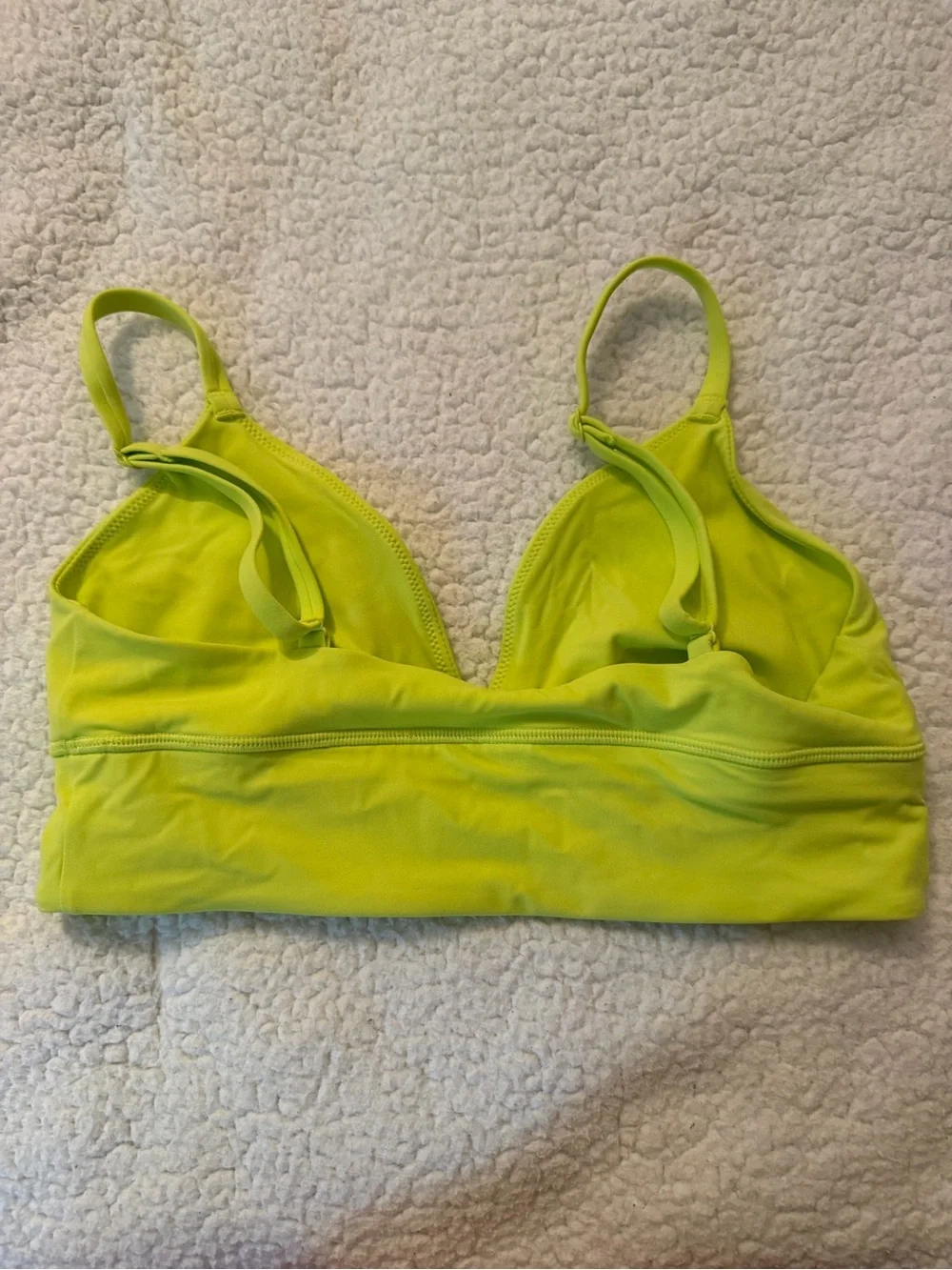SKIMS Lime Green Triangle Bralette - Picture 3 of 4